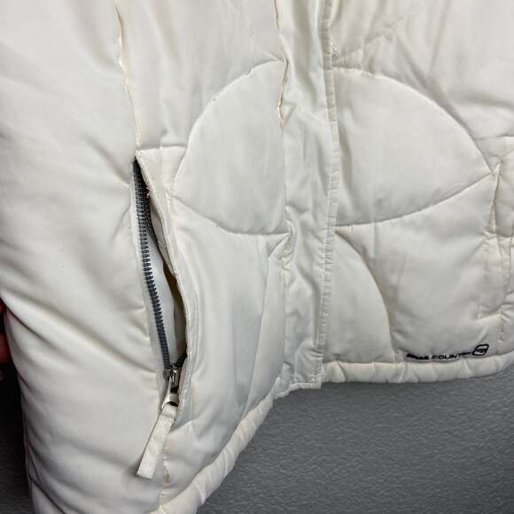 Free Country White Fleece Lined Down Puffer Vest - Picture 3 of 6